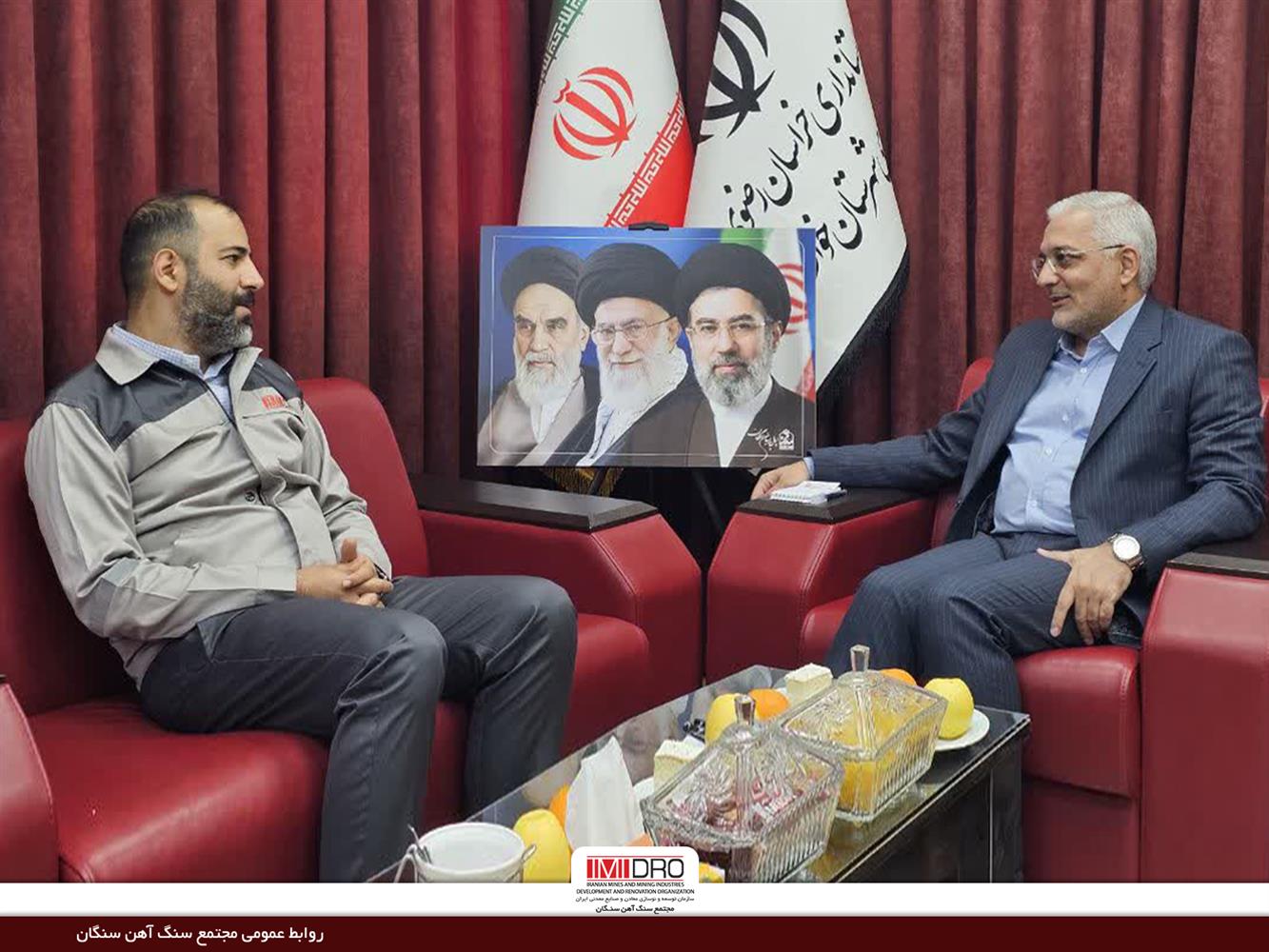 دیدار مدیر مجتمع سنگ‌آهن سنگان با فرماندار شهرستان خواف